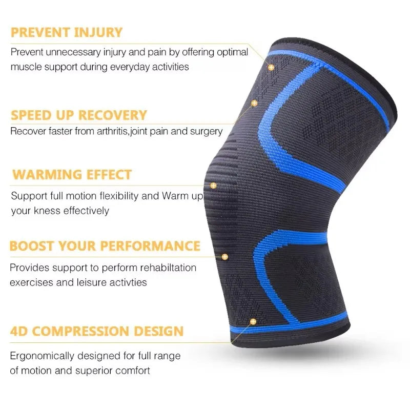 Knee Brace Compression Sleeve – Pain & Support