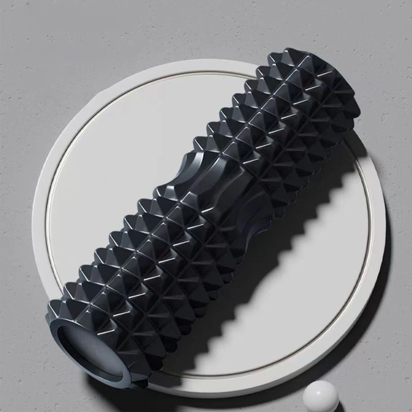 Crescent Foam Axis 45×13 cm – for yoga, fitness, and muscle relaxation.