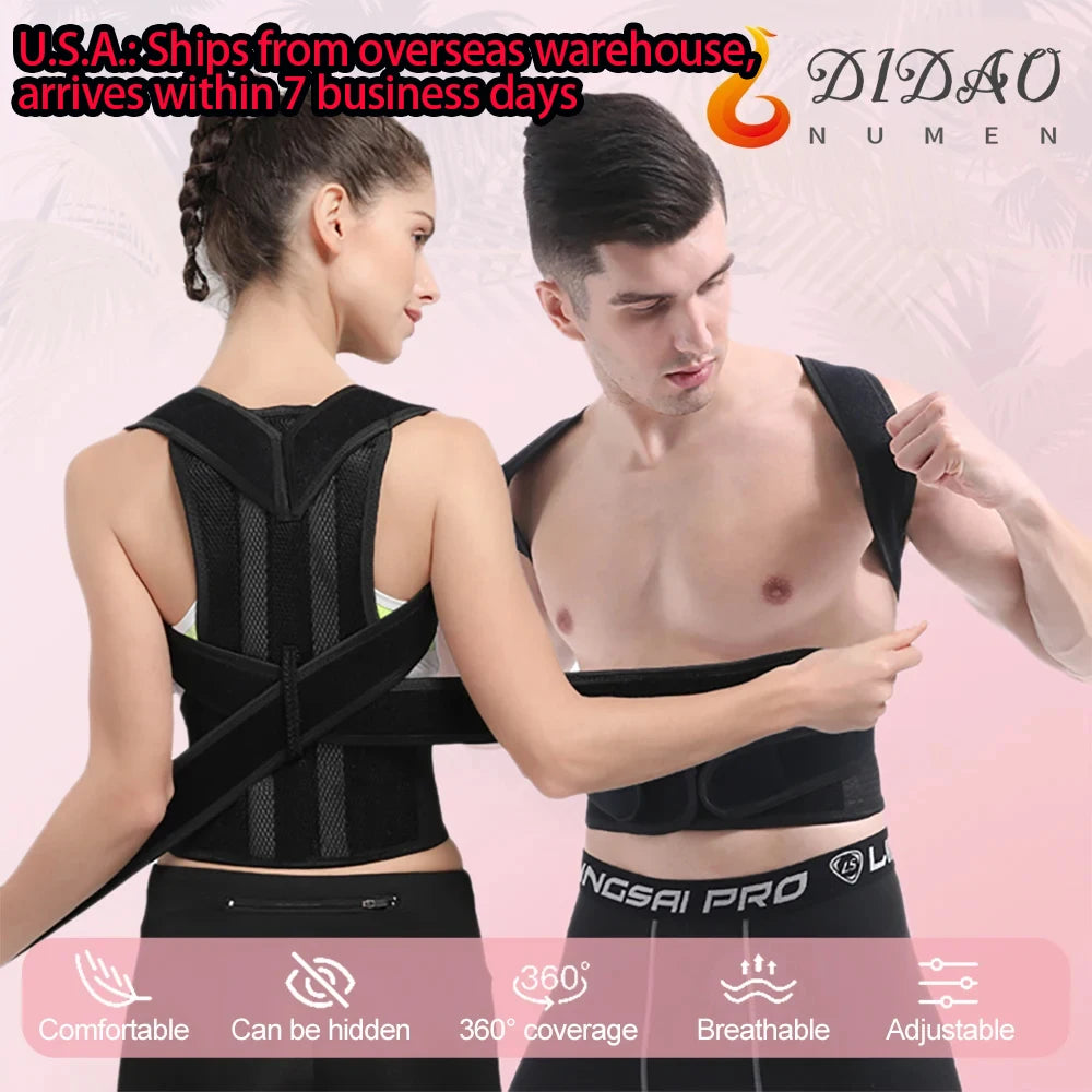 Back Posture Corrector – Spine & Shoulder Support Brace