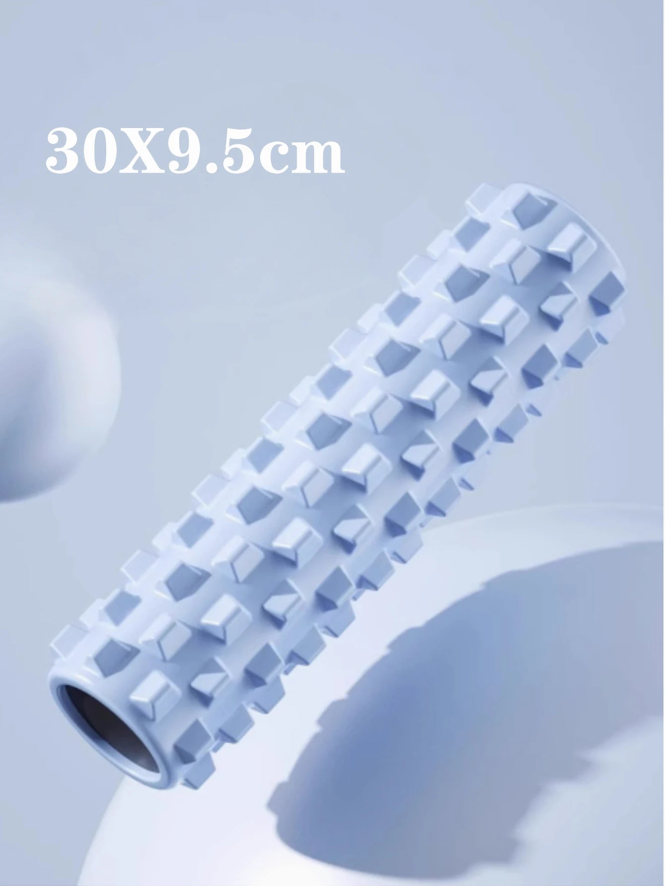 Crescent Foam Axis 45×13 cm – for yoga, fitness, and muscle relaxation.
