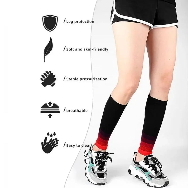 Compression Calf Sleeves – 20–30mmHg Support for Running & Recovery