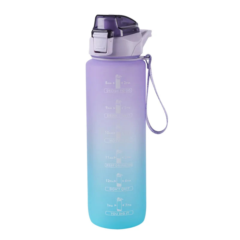 1000ml Gradient Sports Water Bottle – Time Marker
