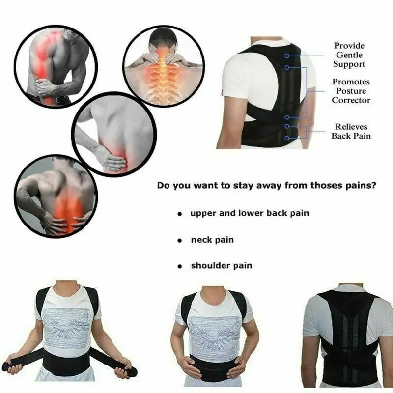 Back Posture Corrector – Spine & Shoulder Support Brace