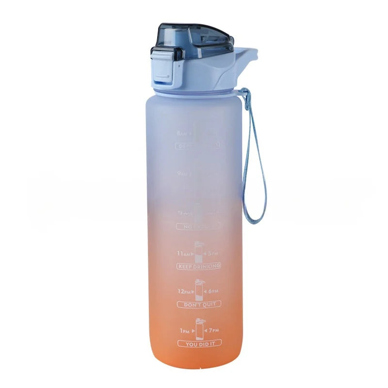 1000ml Gradient Sports Water Bottle – Time Marker