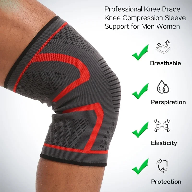 Knee Brace Compression Sleeve – Pain & Support