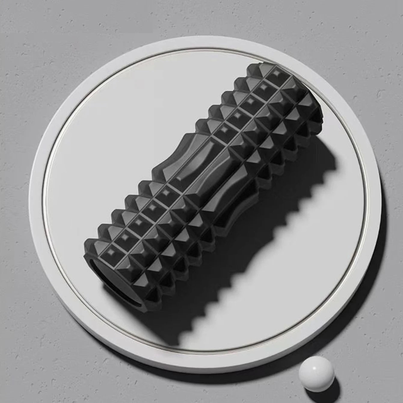 Crescent Foam Axis 45×13 cm – for yoga, fitness, and muscle relaxation.